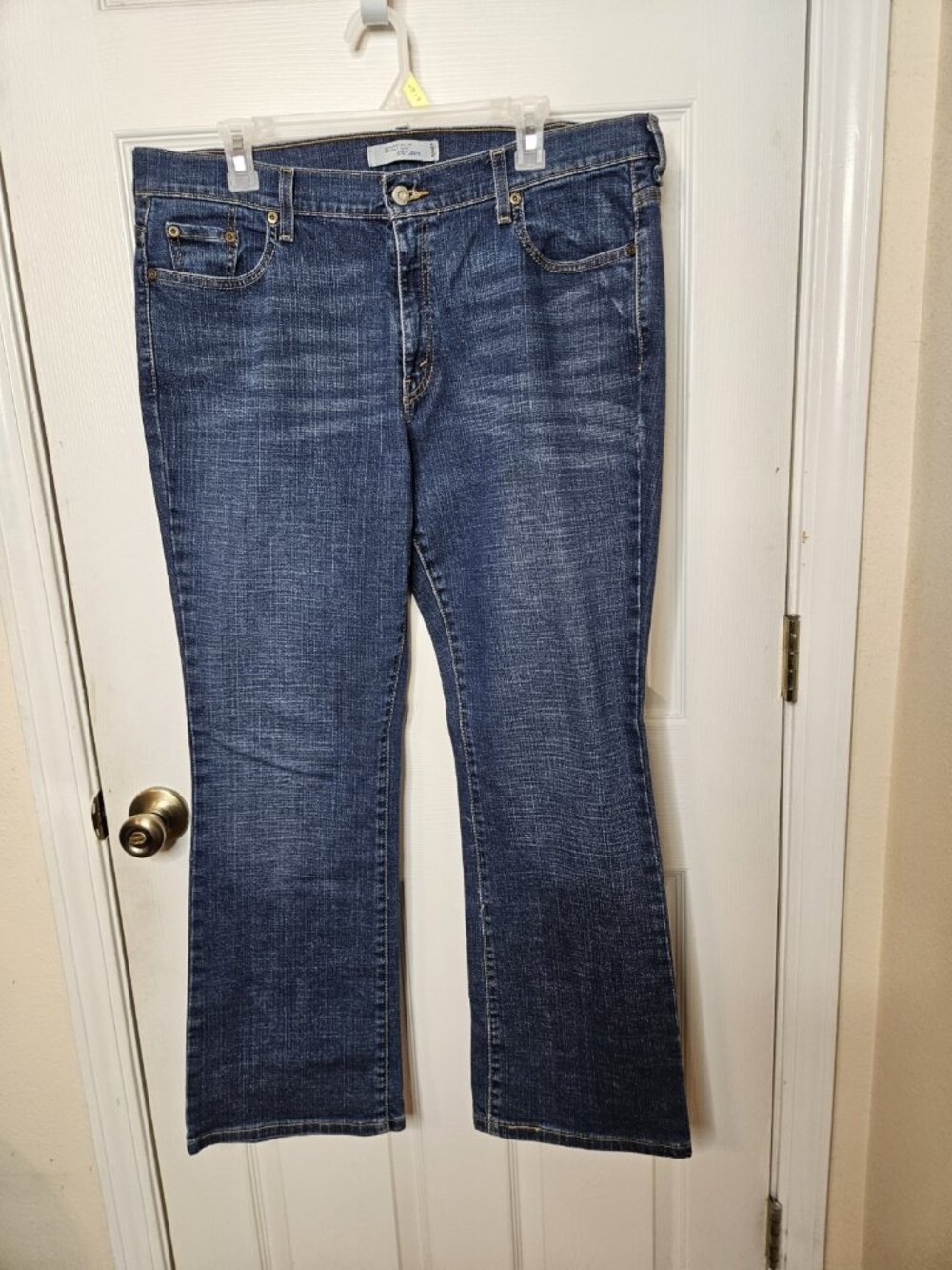 Levi's 515 Bootcut Jeans Women 16x30 Dark Wash  Blue Denim